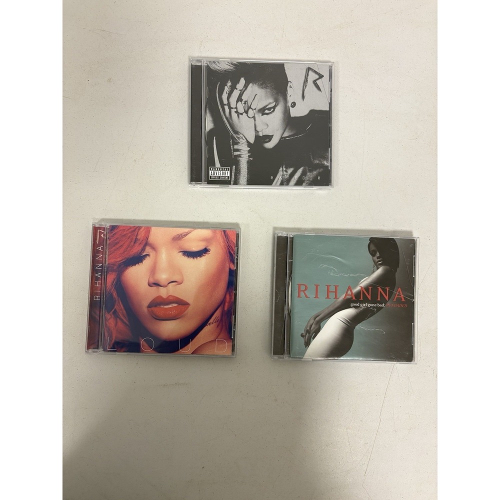 RIHANNA Collection! 3 CD lot - Girl Like Me, Rated R Good Girl Gone Bad